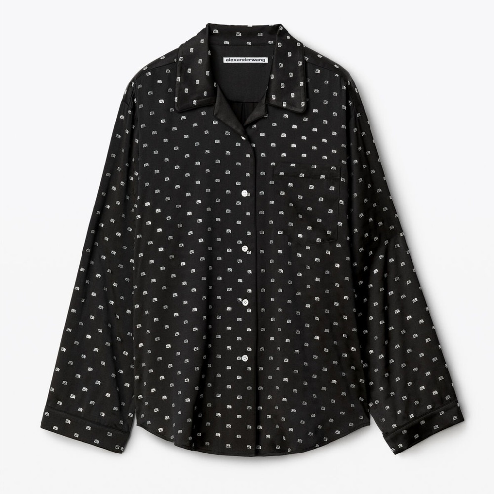 Alexander Wang silk suit set